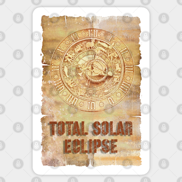 Total Solar Eclipse - Solar Eclipse - Sticker | TeePublic